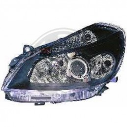 FARO DELANTERO IZQUIERDO RENAULT CLIO 05 09 CON LUZ CURVA H7  H1