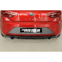 Anadido trasero Seat Leon 5F 3 5p FR 2016   RIEGER doble salida