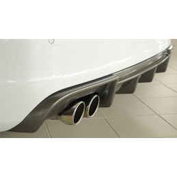 ANADIDO FALDON TRASERO AUDI A3 8V 3 5 PTAS S LINE CARBON LOOK