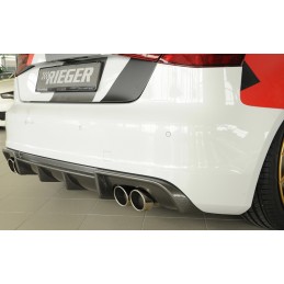 ANADIDO FALDON TRASERO AUDI A3 8V 3 5 PTAS S LINE CARBON LOOK