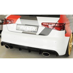 ANADIDO FALDON TRASERO AUDI A3 8V 3 5 PTAS S LINE NEGRO BRILLO