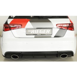 ANADIDO FALDON TRASERO AUDI A3 8V 3 5 PTAS S LINE NEGRO