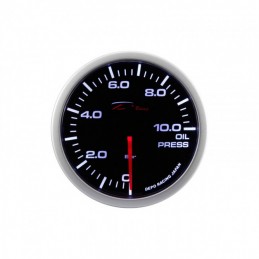 KIT RELOJ PRESION ACEITE DEPO RACING 52 MM  0 0 a 10 0 bar