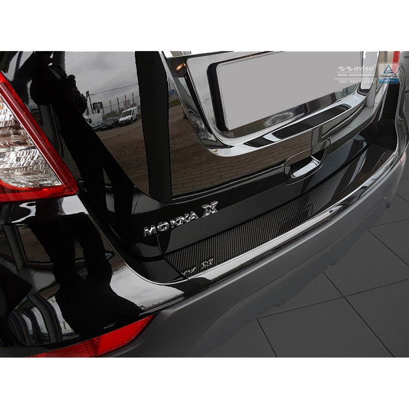 PROTECTOR PARACHOQUES TRASERO CARBONO GENUINO 3D OPEL MOKKA X 16