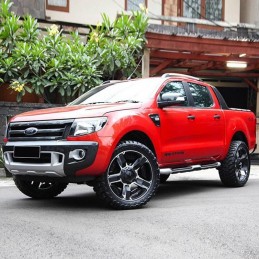 JUEGO LLANTAS 17 quot  FORD RANGER 2011 HASTA 2017 NEGRO MATE