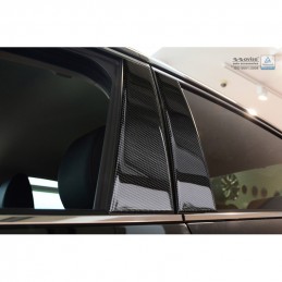 Molduras montante puertas Carbono Negro Mazda 6 Sedan   Wagon 20