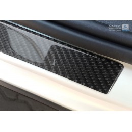 Taloneras de la puerta carbono 3D negro cubre Volkswagen Tiguan 