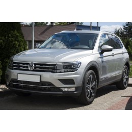Taloneras de la puerta carbono 3D negro cubre Volkswagen Tiguan 