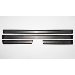 Taloneras de la puerta carbono 3D negro cubre Volkswagen Tiguan 