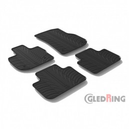 Alfombras de goma BMW X3  G01  2017  Negras 4 piezas