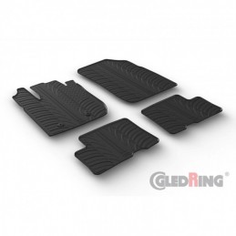 Alfombras de goma Dacia Duster 2018  Negras 4 piezas