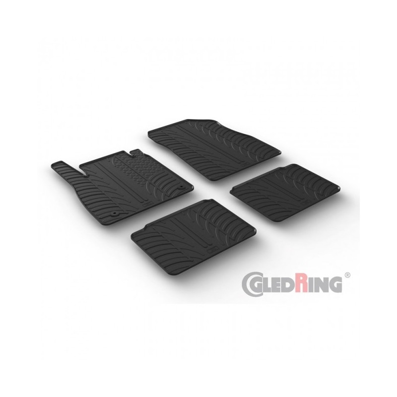 Alfombras de goma Nissan Micra K14 2017 