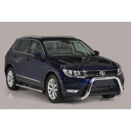 DEFENSA DELANTERA INOX VW TIGUAN 2017  SIN TRAVIESA