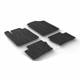 Alfombras de goma Kia Picanto 2017   Negras 4 piezas