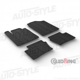 Alfombras de goma Mitsubishi Eclipse Cross 2017   Negras 4 pieza