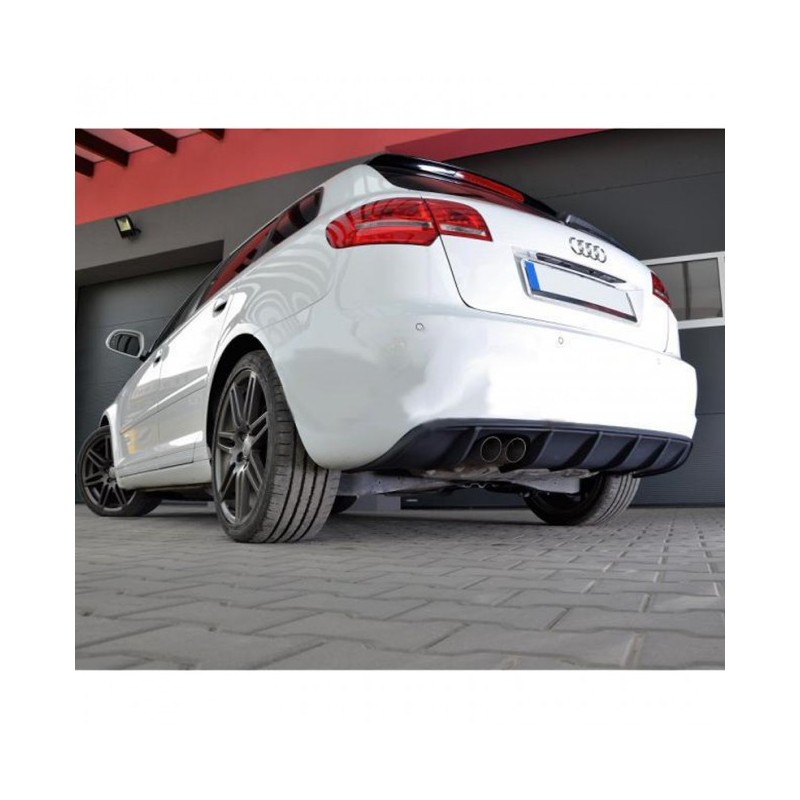Difusor parachoques trasero Audi A3 8P Sportback 2008 2012