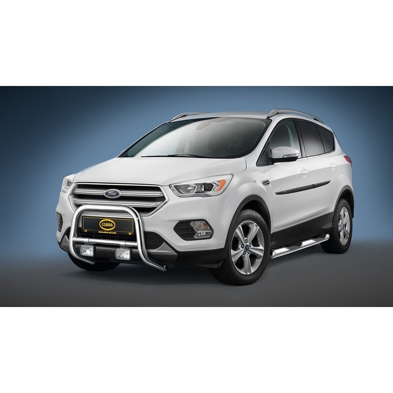 Defensa Delantera Inox O60 mm Ford Kuga 2017  con Certificacion 