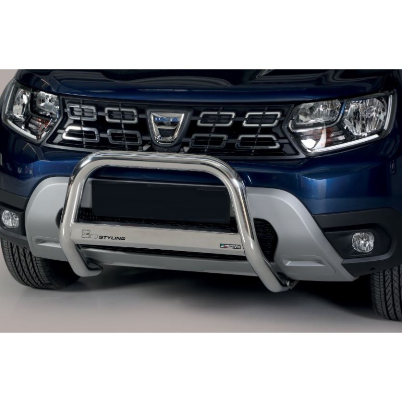 Defensa central inox O63mm Dacia Duster 2018 