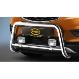 Defensa Delantera Inox O60 mm Opel Mokka 2016 con Certificacion 