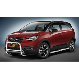 Defensa Delantera Inox O60 mm Opel Crossland X 2017  con Certifi