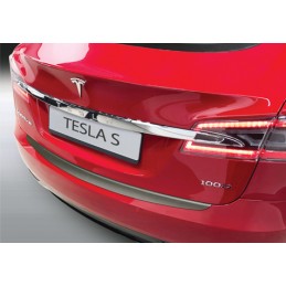 Protector de parachoques trasero ABS TESLA MODEL S Negro