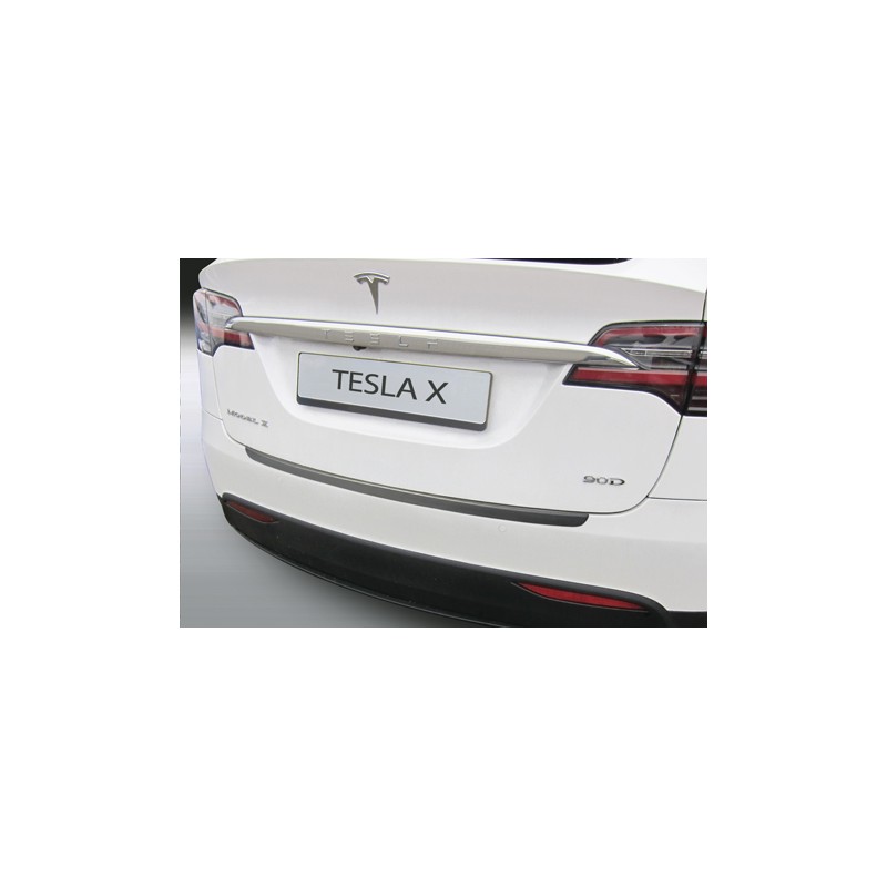 Protector de parachoques trasero ABS TESLA MODEL X Negro