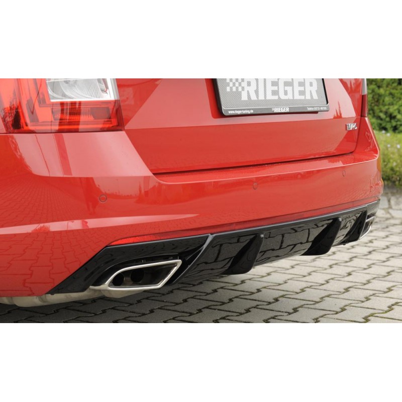 Anadido difusor trasero Skoda Octavia Rs 13  RIEGER negro