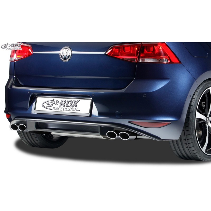 Difusor trasero VW Golf 7  quot R Look quot   posterior inserto difusor tr