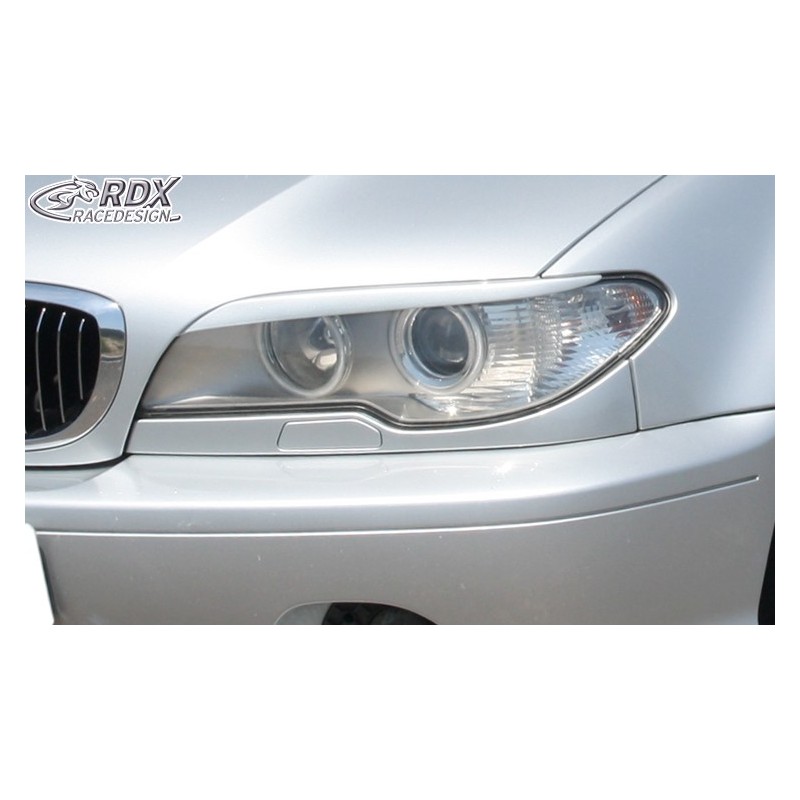 Juego pestanas de faro BMW E46 Coupe y cabrio 2003 