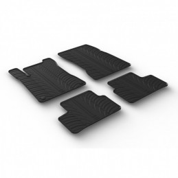 Alfombras de goma Mercedes A Klasse W177 2018   Negras 4 piezas
