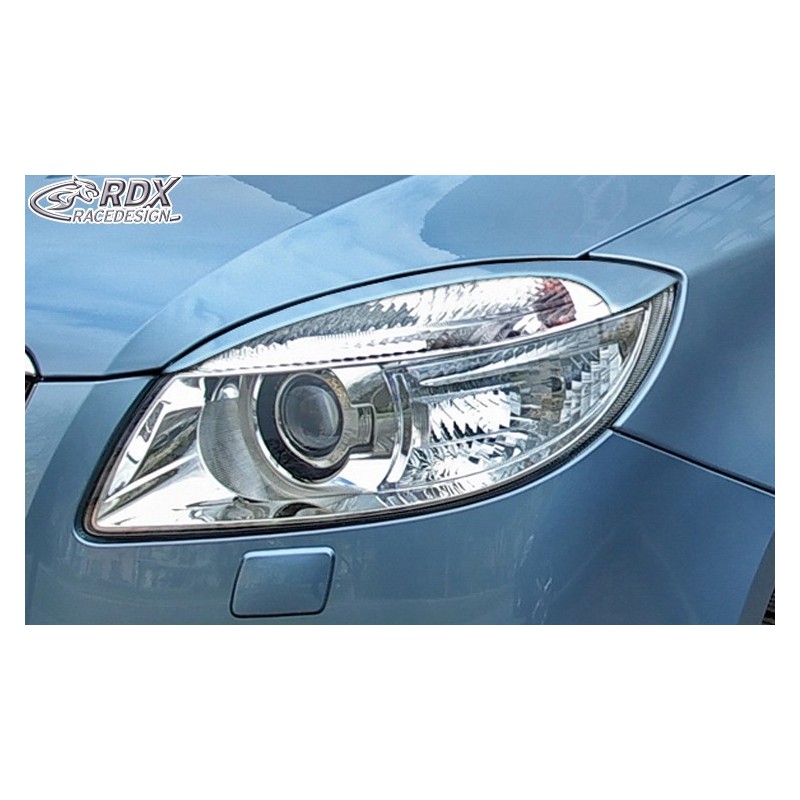 Pestanas de faro Tuning Skoda Fabia 2 tipo 5J  2010