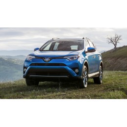 Protectores de umbral de acero inoxidable negro Toyota C HR 2016