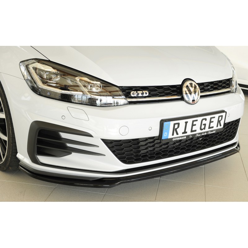 Espada faldon delantero VW Golf GTI GTD GTE 7 5 negro brillo