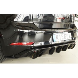 Difusor trasero VW Golf GTI 7 5 negro brillo