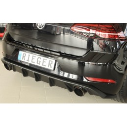 Difusor trasero VW Golf GTI 7 5 negro mate