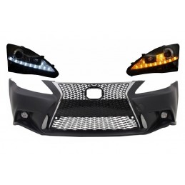 Parachoques delantero Leux IS XE20 2005 2013 look F Sport   faro