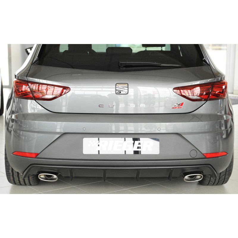 Anadido trasero Seat Leon 5F CUPRA 2016 RIEGER ABS
