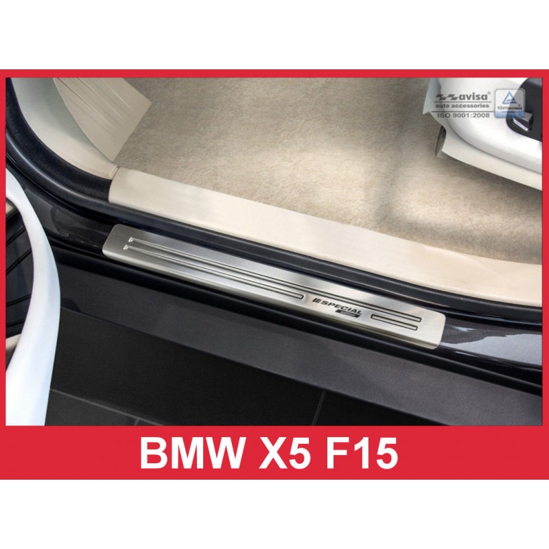 Protectores de umbral puerta acero inoxidable BMW X5  F15  2013 