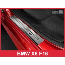 Protectores de umbral puerta  acero inoxidable BMW X6 F16 2014 