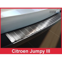 PROTECTOR PARACHOQUES TRASERO ACERO INOXIDABLE CITROEN JUMPY 201
