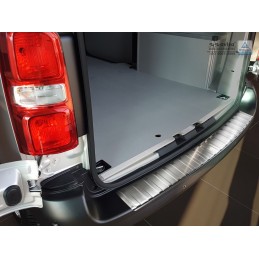 PROTECTOR PARACHOQUES TRASERO ACERO INOXIDABLE CITROEN JUMPY 201