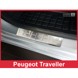 Protectores de umbral de acero inoxidable Peugeot Traveller 2016