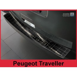 Protector parachoques trasero acero inoxidable Peugeot Traveller