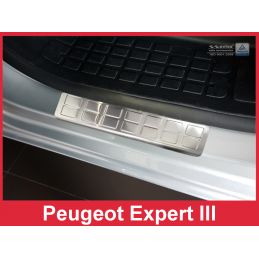 Protectores de umbral de acero inoxidable Peugeot Expert III 201