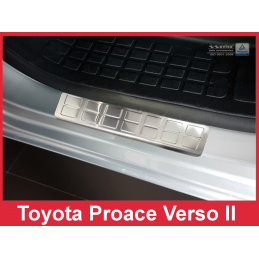 Protectores umbral de acero inoxidable Toyota Proace Verso 16 