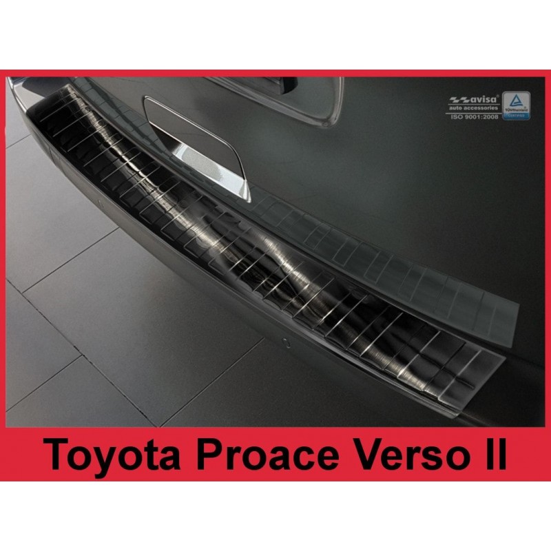 Protector parachoques trasero acero inoxidable Toyota Proace 16 