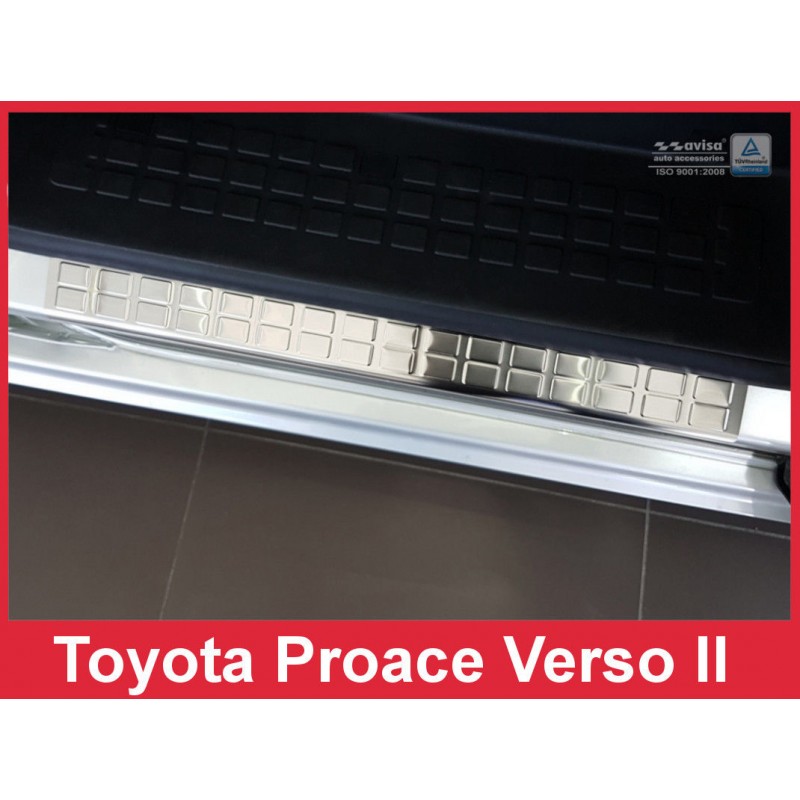 Umbrales de puerta acero inoxidable Toyota Proace Verso 2016 