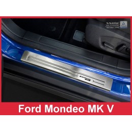 Umbrales puerta Acero Inoxidable Ford Mondeo V Wagon 2014