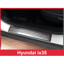Umbrales puerta acero inoxidable Hyundai ix35 2010 