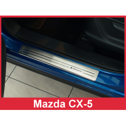 Umbrales puerta acero inoxidable Mazda CX 5 I 2012 2017